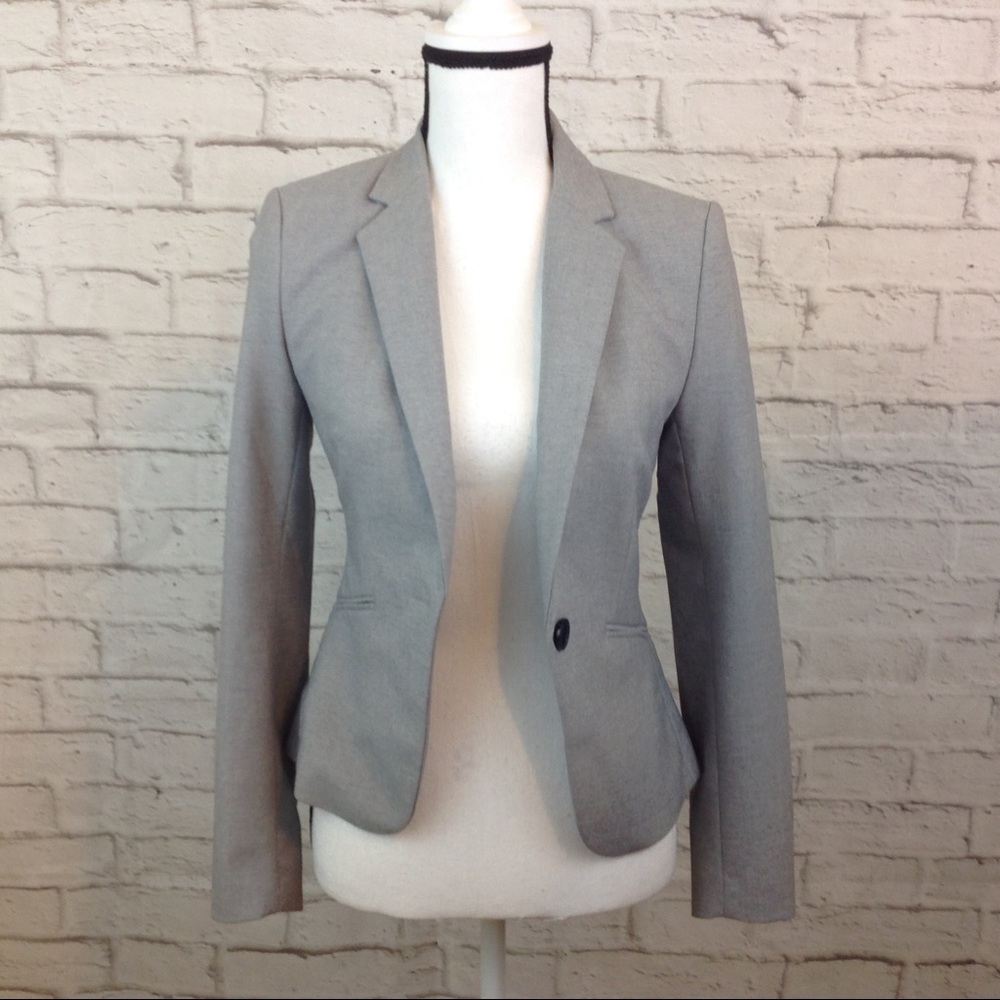 H&M Gray Blazer Size 4 Small